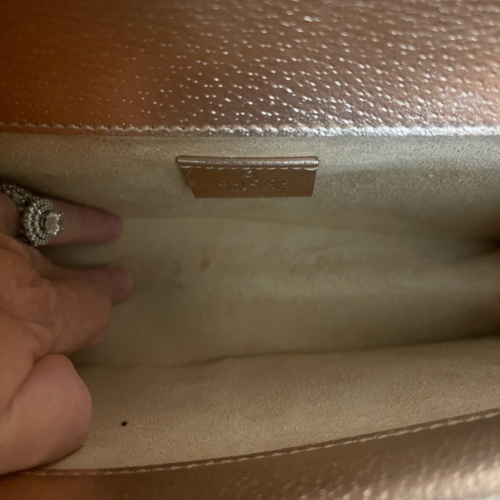 Gucci Dionysus Rose Gold Metallic Hangbag - Picture 4 of 12